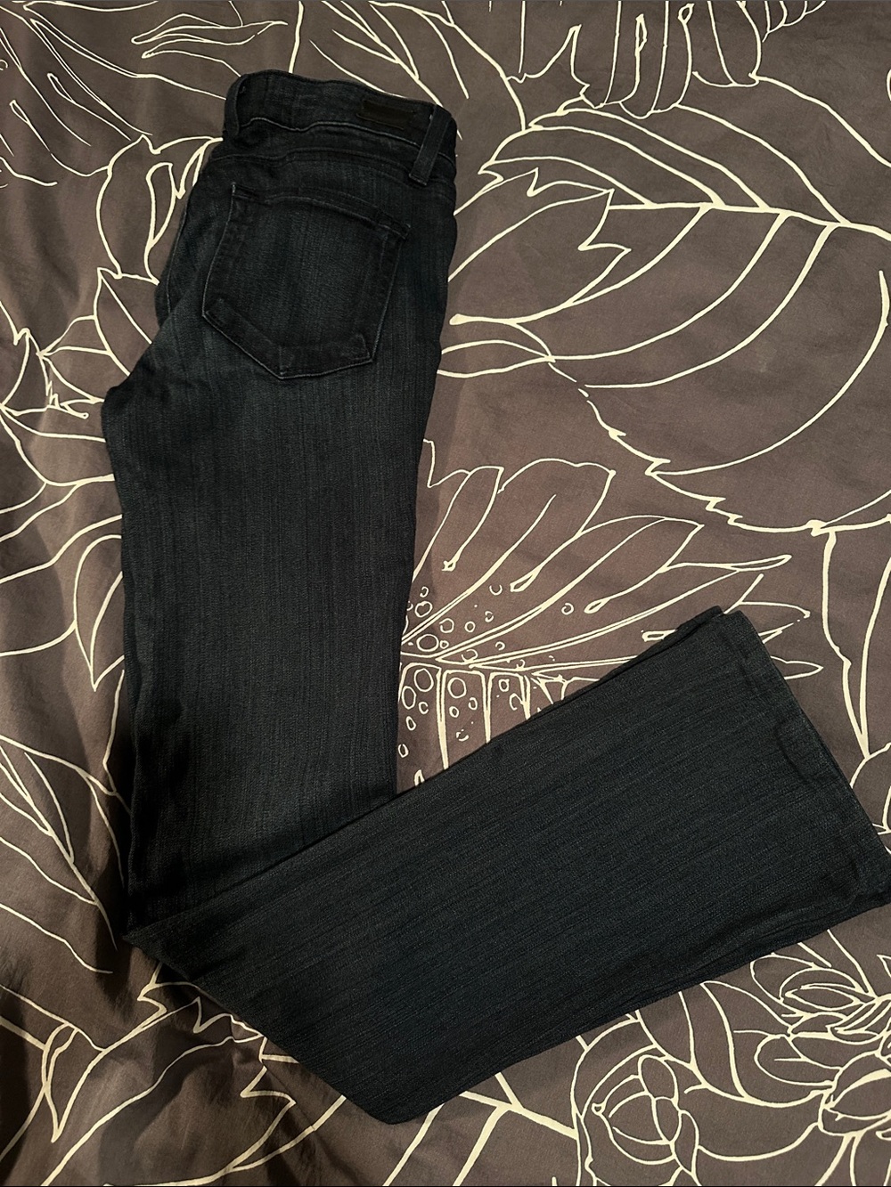 PAIGE Dark BlueJeans bootcut, skinny, SOFT and Stretchy
